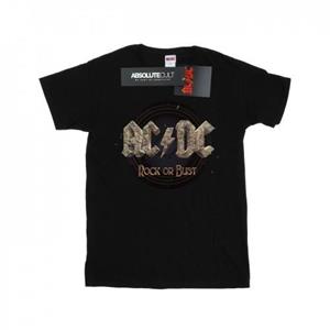 AC/DC jongens rock- of buste-T-shirt 12-13 zwart