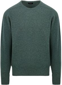 Sweater William Lockie Lamswol Middengroen