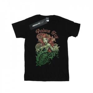 DC Comics Poison Ivy Paisley T-shirt voor jongens 12-13 wit