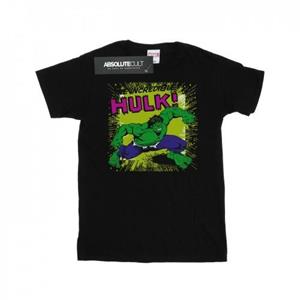 Marvel Boys Incredible Hulk T-shirt 12-13 zwart