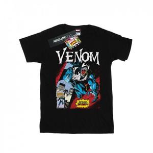 Marvel Boys Venom Lees onze lippen T-shirt 12-13 zwart