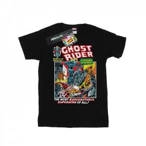 Marvel Ghost Rider T-shirt voor jongens 12-13 zwart
