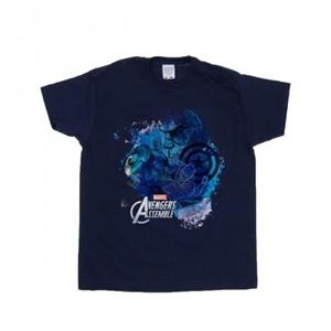 Marvel Boys Avengers Captain America Montage T-shirt 7-8 Years marineblauwe kleur