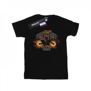 Marvel Ghost Rider Hell Cycle Club T-shirt voor jongens 12-13 zwart