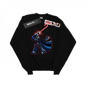 Star Wars Darth Vader Kerst Candy Cane Sweatshirt voor heren L zwart