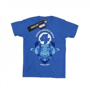 Marvel Boys Fantastic Four Fantasticar T-shirt 12-13 koningsblauwe kleur