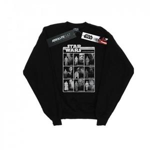 Star Wars Mens Class Of Action Figures Sweatshirt L zwart