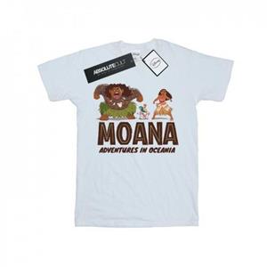 Disney Boys Moana Adventures in Oceania T-Shirt 12-13 wit