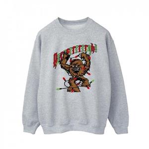 Star Wars Mens Episode IV: A New Hope Chewbacca Argh Lights Sweatshirt M wit
