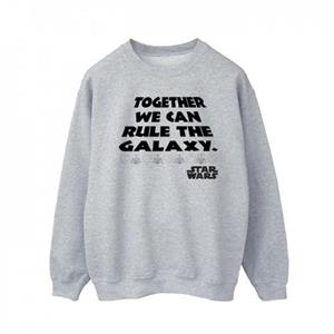 Star Wars heren samen kunnen we het Galaxy-sweatshirt regeren XXL wit