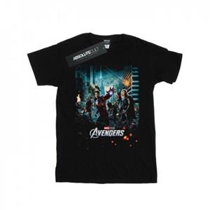 Pertemba FR - Apparel Marvel Studios jongens het Avengers poster T-shirt 12-13 zwart