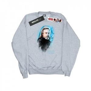 Star Wars Mens The Last Jedi Luke Skywalker Brushed Sweatshirt L grijs