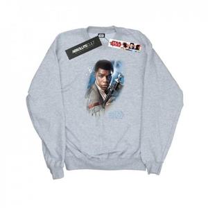 Star Wars Heren The Last Jedi Finn geborsteld sweatshirt L grijs
