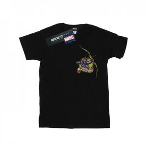 Marvel Boys Hawkeye Tattoo borstprint T-shirt 12-13 wit