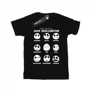 Disney Boys Nightmare Before Christmas De vele gezichten van Jack T-shirt 12-13 zwart
