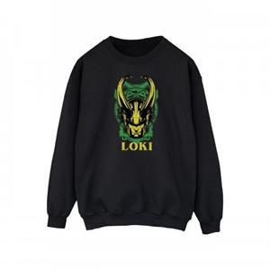 Marvel Loki-badge-sweatshirt voor heren L zwart
