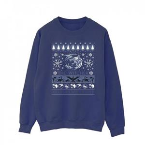 Pertemba FR - Apparel Netflix heren The Witcher Seasons Witchings-sweatshirt L marineblauwe kleur