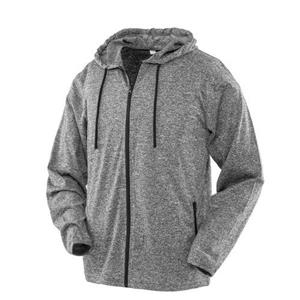 Spiro herenhoodie met capuchon L grijs