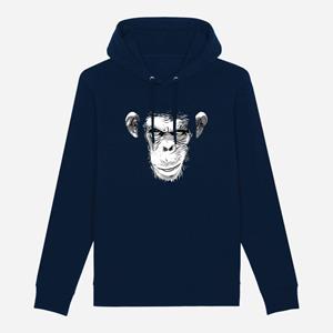 Le Roi du Tshirt Hoodie Homme - EVIL MONKEY XS marineblauwe kleur
