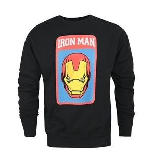 Iron Man heren masker sweatshirt XL zwart