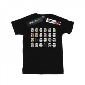 Star Wars jongens Trooper helmen T-shirt 12-13 wit