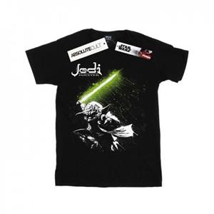 Star Wars jongens Yoda Jedi Master T-shirt 12-13 zwart