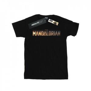 Star Wars Boys The Mandalorian Series Logo T-Shirt 9-11 Years wit