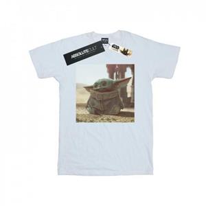 Star Wars jongens de Mandalorian de kinderscène T-shirt 9-11 Years wit
