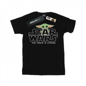 Star Wars Boys The Mandalorian The Child Strong T-Shirt 12-13 zwart