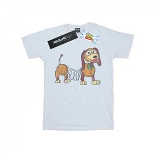 Disney jongens Toy Story 4 Slinky Pose T-shirt 12-13 wit