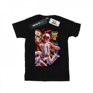 Disney jongens Toy Story 4 Duke Caboom poster T-shirt 9-11 Years zwart