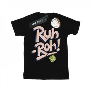 Scooby Doo jongens Ruh-Roh Dog Tag T-shirt 3-4 Years zwart