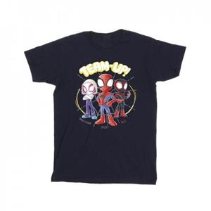 Marvel Boys Spidey en zijn geweldige vrienden schetsen T-shirt 3-4 Years wit