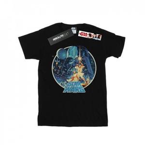 Star Wars Boys Vintage Victory T-Shirt 12-13 zwart