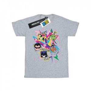 DC Comics Boys Teen Titans Go 80s iconen T-shirt 9-11 Years wit
