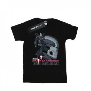 Marvel Boys Avengers Infinity War War Machine karakter T-shirt 12-13 zwart