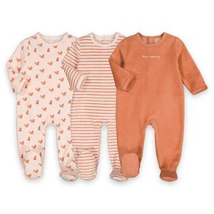 LA REDOUTE COLLECTIONS Set van 3 pyjama's in fluweel