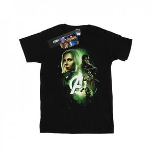 Marvel Boys Avengers Infinity War Widow Panther Team Up T-shirt 12-13 zwart