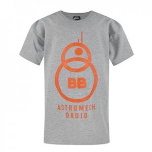 Star Wars Boys The Force Awakens BB-8 T-Shirt 5-6 Years grijs
