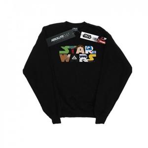 Star Wars Mens Character Logo Sweatshirt M wit