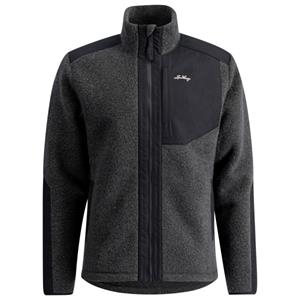Lundhags - Saruk Wool Pile Mid Full Zip - Fleecevest, zwart/grijs