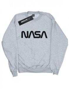 NASA jongens modern logo sweatshirt 9-11 Years wit