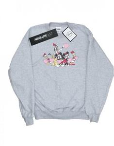 Disney jongens Mickey Mouse Love Friends Sweatshirt 9-11 Years wit