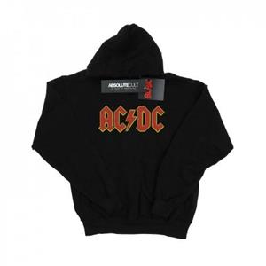 AC/DC jongens hoodie met rood logo 12-13 zwart