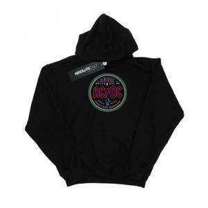 AC/DC jongens cirkel neon hoodie 12-13 zwart