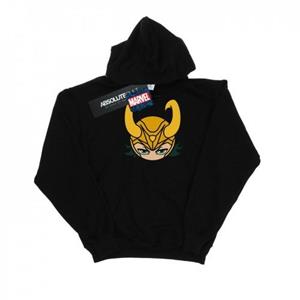 Marvel Boys Loki close-up hoodie 9-11 Years wit