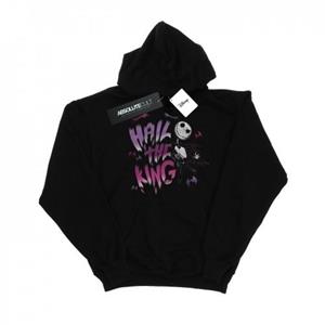 Disney Boys Nightmare Before Christmas Hail The King Hoodie 12-13 zwart