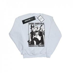 Disney-jongens Elk sprookje heeft een schurkensweatshirt nodig 7-8 Years wit