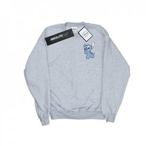 Disney Boys Lilo en Stitch Stitch-sweatshirt met borstprint op de achterkant 9-11 Years wit