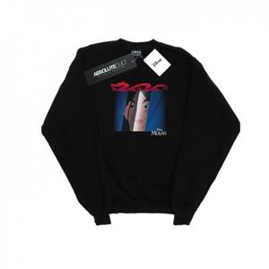 Disney Mulan Face Peep-sweatshirt voor jongens 12-13 zwart